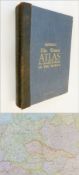 "The Times Atlas and Gazetteer", The Selfridge Edition, 1922, blue cloth, backstrip replaced with