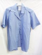 Woman's khaki shirt, womans WRAF blue short sleeved shirt and another (3)