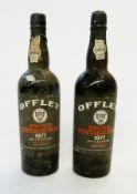 Twelve bottles of Offley's Boa Vista 1977 Vintage Port