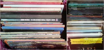 Quantity of LP's, 1970's and later, mainly classical (2 boxes)