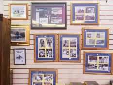 Selection of items with Donald Campbell interest, to include various framed photographs, Bluebird