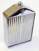 A Ruddspeed spirit flask in the form of a Rolls Royce car radiator, 20cm high approximately overall