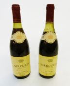 Seven bottles of A.J. Ochert 1979 Mercurey