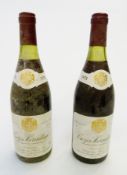 Five bottles of Charpenay 1978 Crozes Hermitage (top-shoulder and into neck).