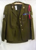 Army woman's dress uniform