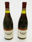Five bottles of Chateau des Fines Roches 1977 Chateauneuf-du-Pape