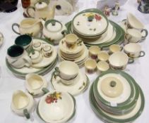 Set of Wedgwood Covent Garden patterned pottery dinnerware, mainly for six persons included