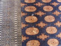 Modern Eastern wall rug of Bokhara style, 182 x 125cm