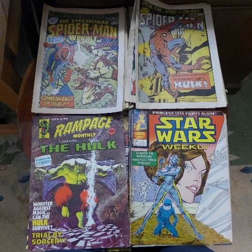 A collection of bygone marvel comic books