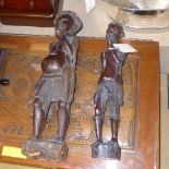Two carved African figures