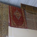 A fine North West Persian Malayer runner 280 cm x 80cm, triple pole medallion with repeating