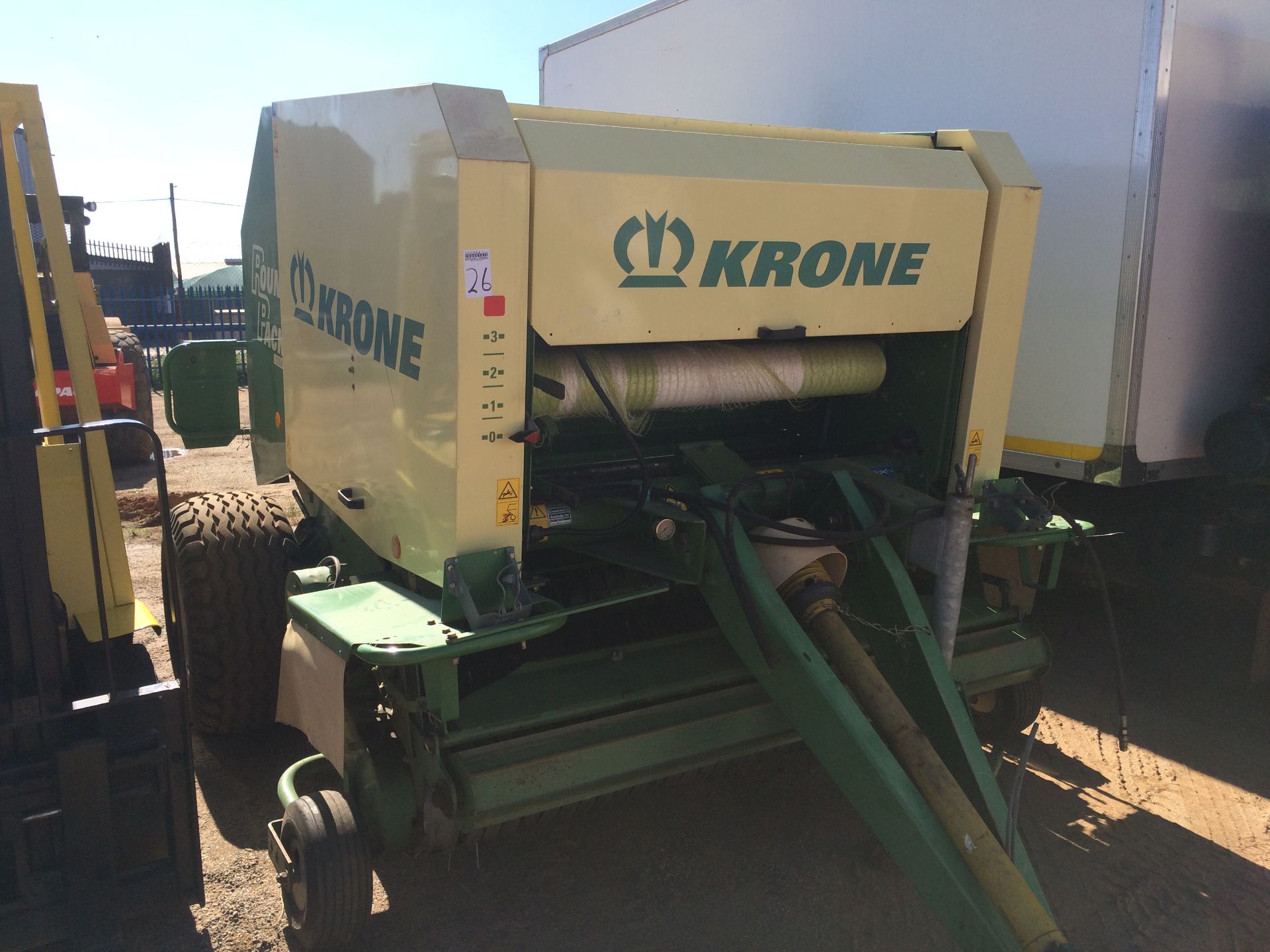 KRONE ROUND PACK 1250 BALER TWINE/NET - SERIAL NO: 605617