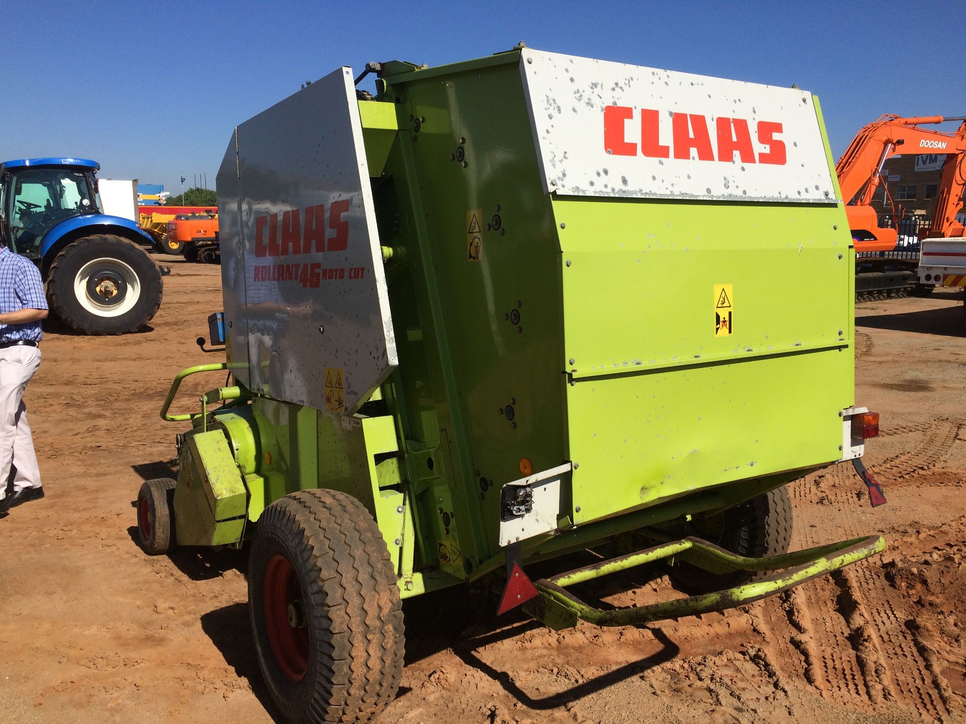 1997 CLAAS ROLLANT 46 ROTOCUT BALER TWINE/NET SERIAL NO: 04603380RC - Image 3 of 3