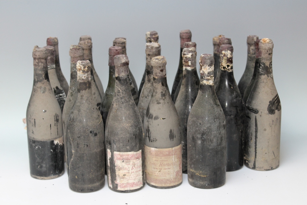 25 BOTTLES OF VOSNE - ROMANEE CONNELLY & OLIVIER, vast majority very bottom shoulder or below, just