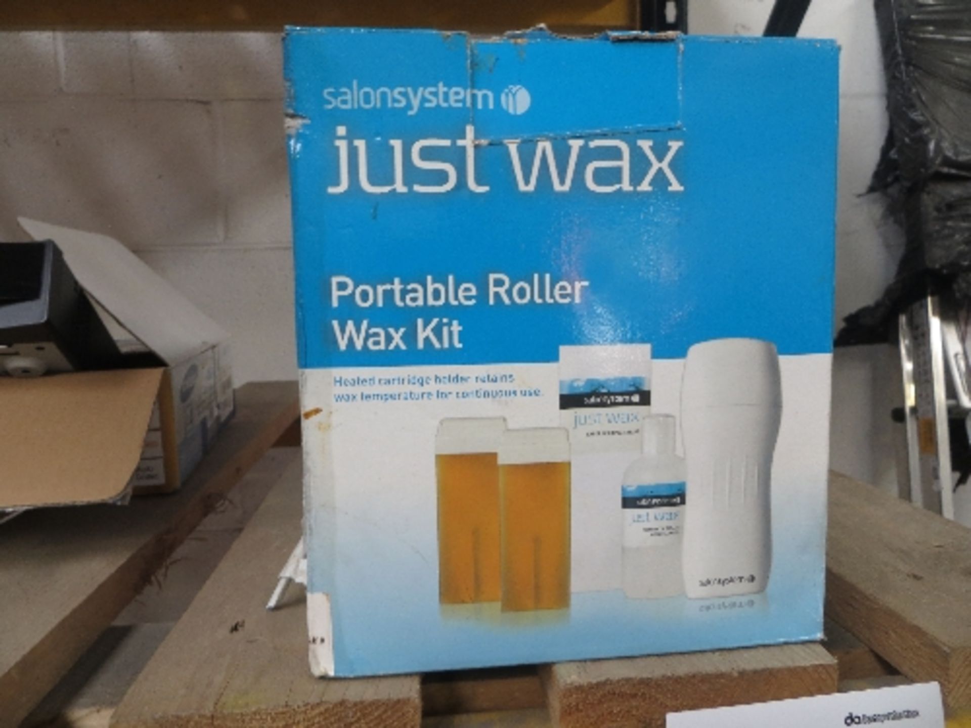 3 x Salon System Just Wax Portable roller Wax Kit