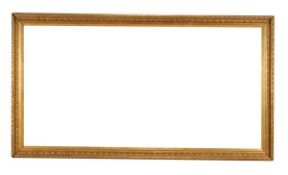 A gilt wood and composition picture frame, 20th century, with moulded acanthus design and gilt