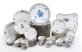 A miscellaneous selection of Royal Copenhagen tea and coffee wares, 20th century and seventeen