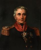 After Andrew Morton. Portrait of Sir James Gordon, Admiral of the Fleet. Oil on canvas 76 x 64cm (