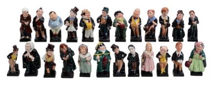 A set of twenty four Royal Doulton characters from Dickens figures (24)
