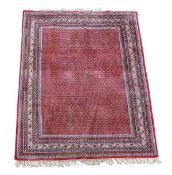 A Caucasian carpet, approximately 280cm x 194cm