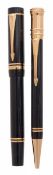 Parker, Duofold, The World Memorial fountain pen and ballpoint limited edition set, no. 00654/