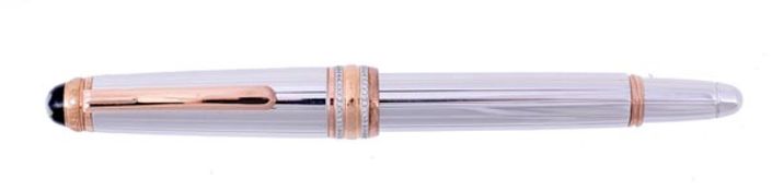 Montblanc, Meisterstuck 114, 75th Anniversary limited edition white gold fountain pen, no.54/75,