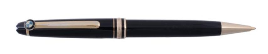 Montblanc, Meisterstuck BMW, a black resin mechanical pencil, with BMW motif to the clip, in a