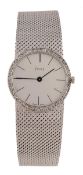 Piaget, a lady`s 18 carat white gold wristwatch, circa 1970, ref. 925, ref. 70747, no. 9, the two