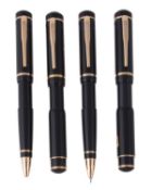 Montblanc, 100th Anniversary Limited Edition Fountain pen four piece set, no.00818/30,000, issued