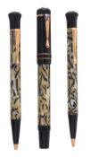 Montblanc, Writers Edition, Oscar Wilde, a limited edition three piece set, no 03767/20,000, issued