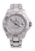 Rolex, Oyster Perpetual Date Yacht Master, a gentleman`s stainless steel wristwatch, circa 2006,