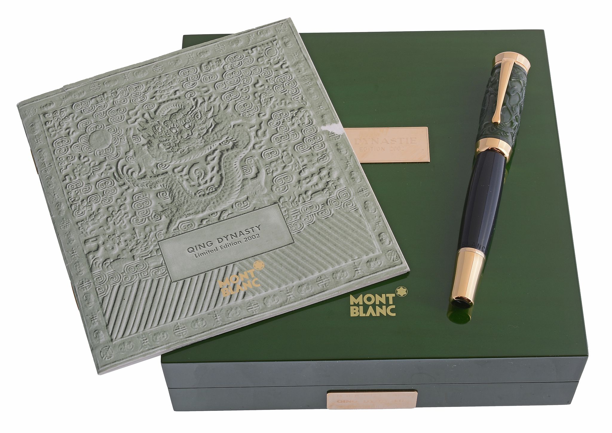 Montblanc, Qing Dynasty, a limited edition fountain pen, no 1562/2002, issued in 2002, the black - Image 2 of 4