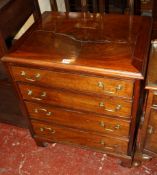 A 19th Century four drawer chest (converted commode) 65cm wide