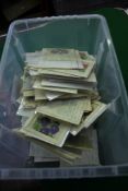 Kensitas cigarette cards, postcards etc. There is no condition report available for this lot.