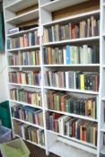 Eleven shelves of books; art, literature, mainly hardbacks including Vanity Fair 1896 There is no