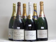 Champagne Laurent Perrier Brut NV2 magsChampagne Pol Roger Brut NV1 magChampagne de Venoge Brut NV1