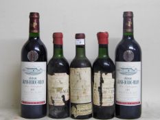 Chateau Latour 1947Pauillac1 hf bt U/SChateau Lynch Bages 1959Pauillac2 hf bts both H/S Torn