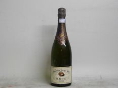 Champagne Krug 1973 Obvious Sediment 1 cm reverse ullage1 bt