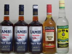 Lamb`s Navy Rum70cl, 40% vol3 btsAppleton Jamaica Rum70cl, 40% vol1 btWray & Nephew White Overproof