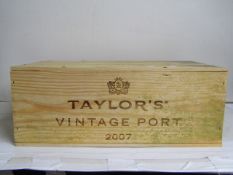 Taylors Vintage Port 20076 bts OWC