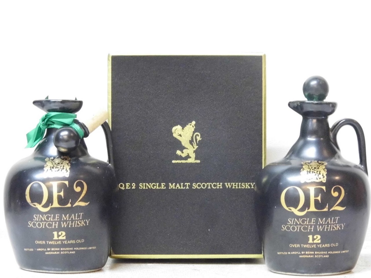 QE2 Single Malt Whisky Over 12 Years OldCeramic DecanterNo Size or Strength Stated1 bt Original