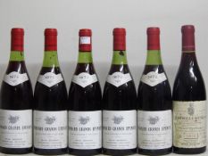 Pommard Les Epenots 1972 5 bts Chambolle Musigny 1970Domaine Grivelet 1 bt Above 6 bts
