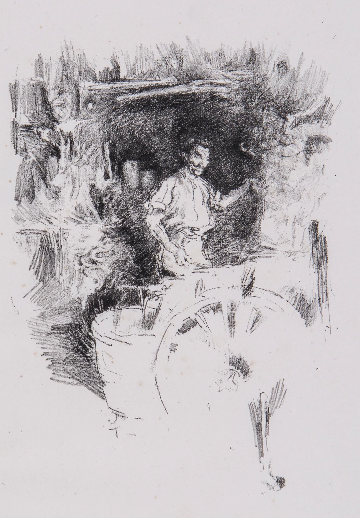 James Abbott McNeill Whistler (1834-1903) - The Blacksmith, Lithograph, [W.90; L.128] Final state,