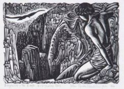 John Buckland-Wright (1897-1954) - Endymion and the Eagle, For John Keats` Endymion, published by