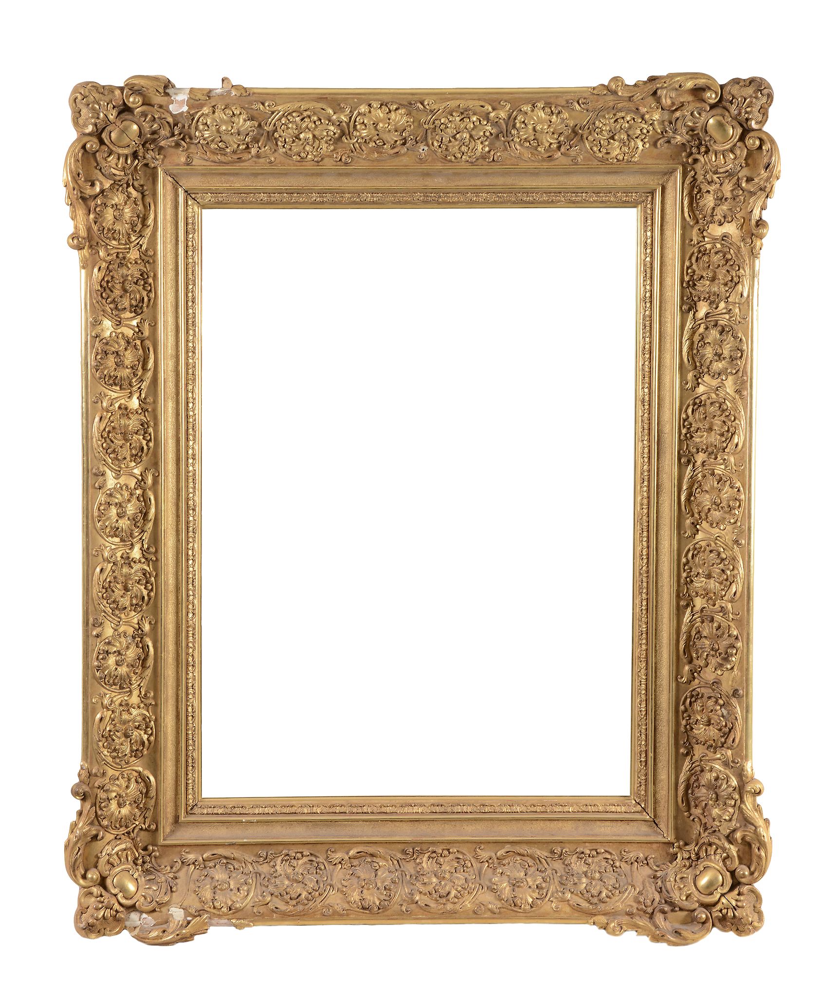 A 20th century gilt composition frame - in c.1700 style overall dimensions: 41 x 52 1/2 in., 104.2 x