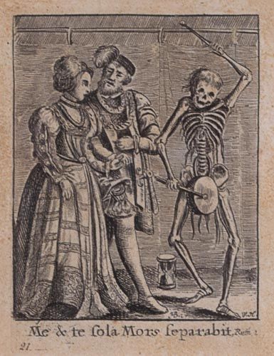 Wenceslaus Hollar (1607-1677) - Twelve plates after Hans Holbein from the "Dance of Death", - Image 4 of 6