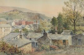 Alfred de Breanski Sr (1852-1928) - Llangollen Watercolour Signed and dated May 1881 lower right