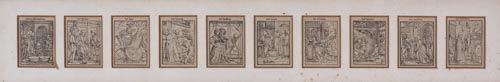 Wenceslaus Hollar (1607-1677) - Twelve plates after Hans Holbein from the "Dance of Death",