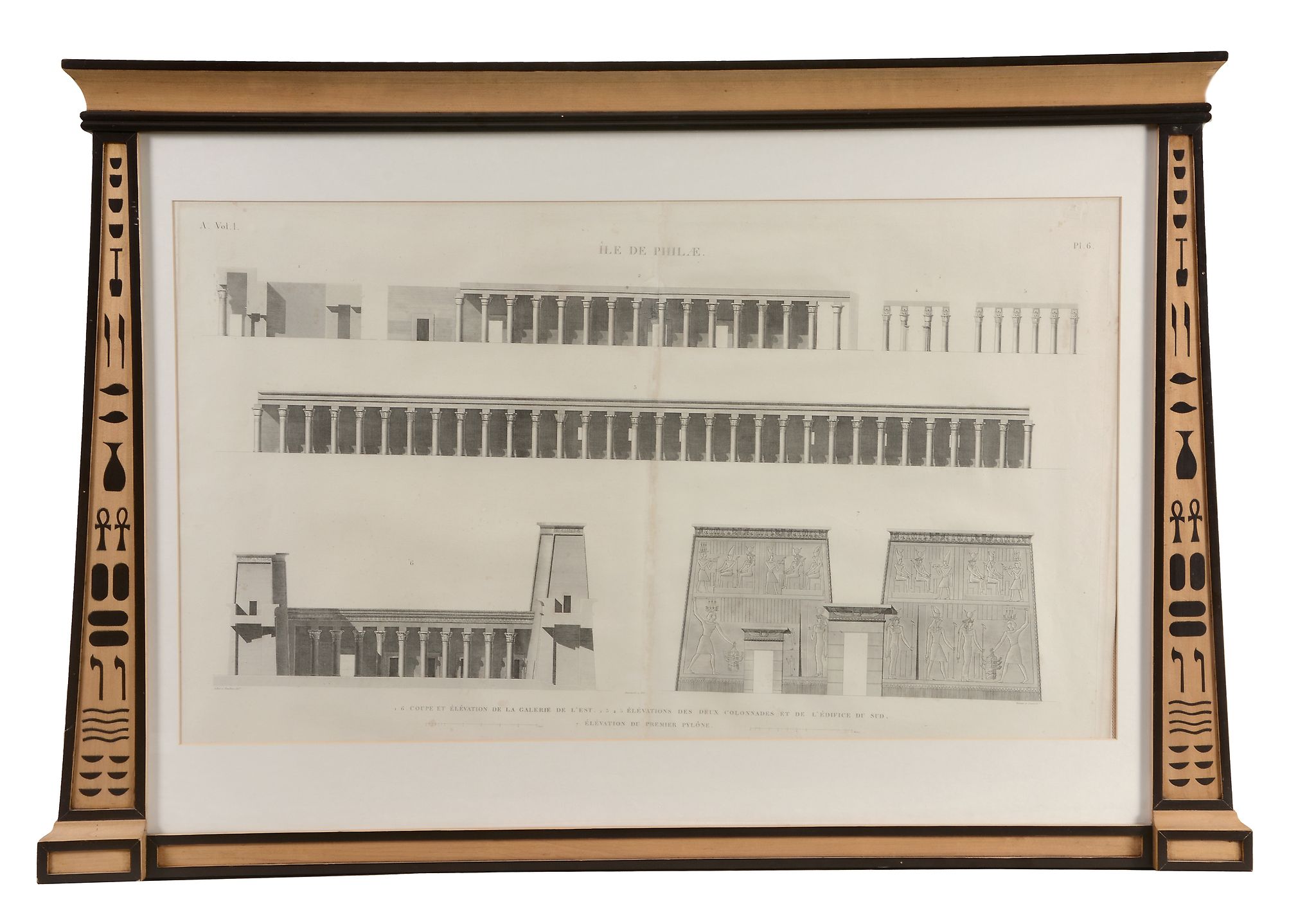 After Jollois et Devillier, Dulertre and others - A group of five Egyptian subjects Including Isle - Image 2 of 5