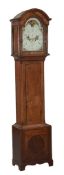 A Regency inlaid mahogany eight-day longcase clock with moonphase A Regency inlaid mahogany eight-
